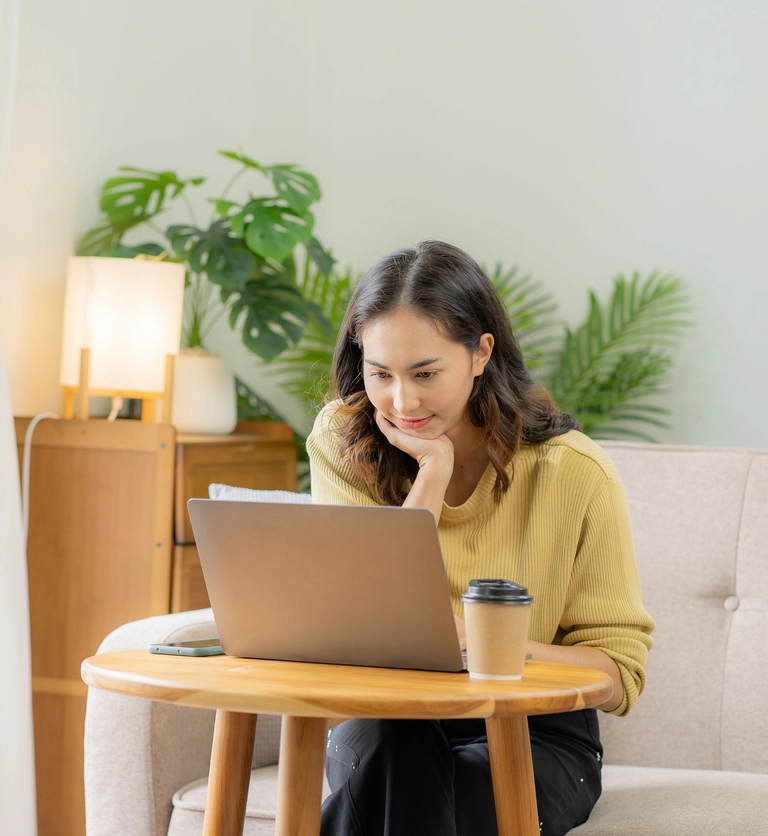 apply from home on a computer