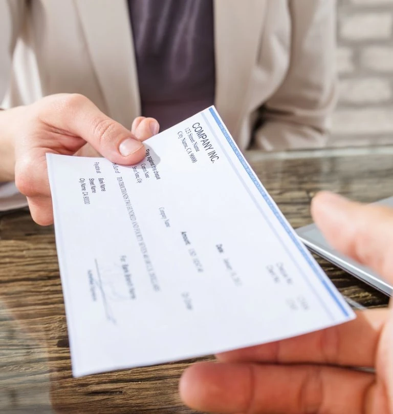 types of checks available