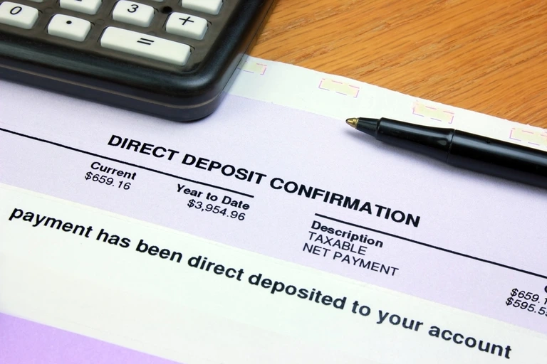 direct deposit confirmation statement