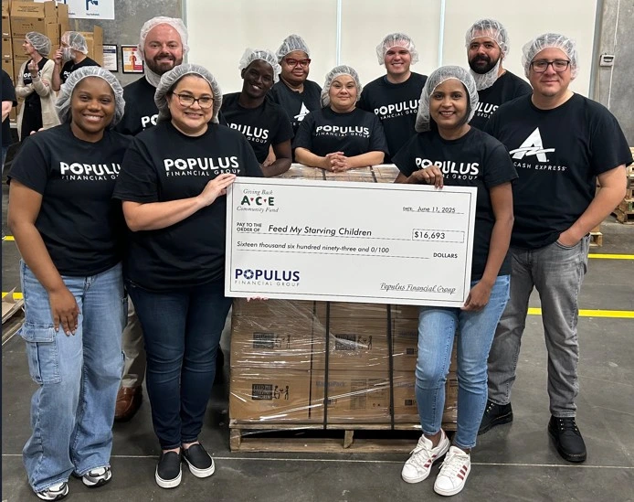 ACE Cash Express Raises Over $16,000 for Feed My Starving Children image