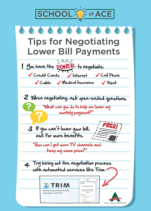 4 tips for lowering bill payments