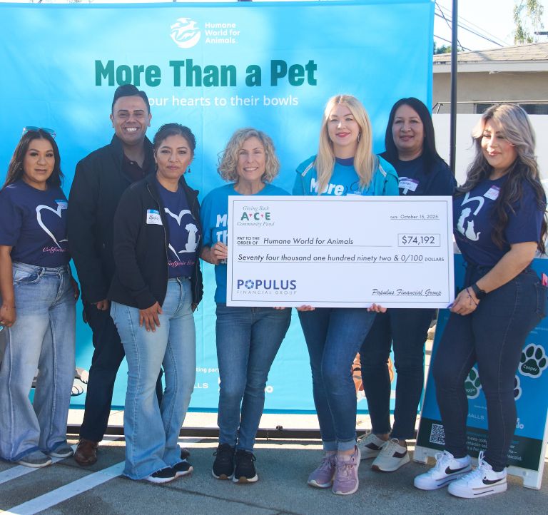 ACE Cash Express Raises $74,192 to Benefit Humane World for Animals