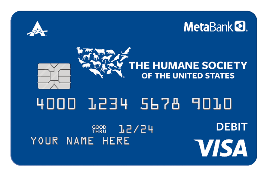 The Human Society Charity Debit Card