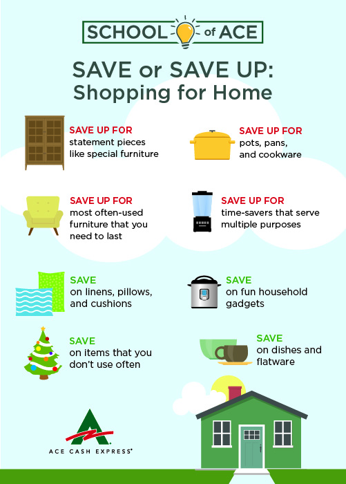 Tips for saving and investing in home goods