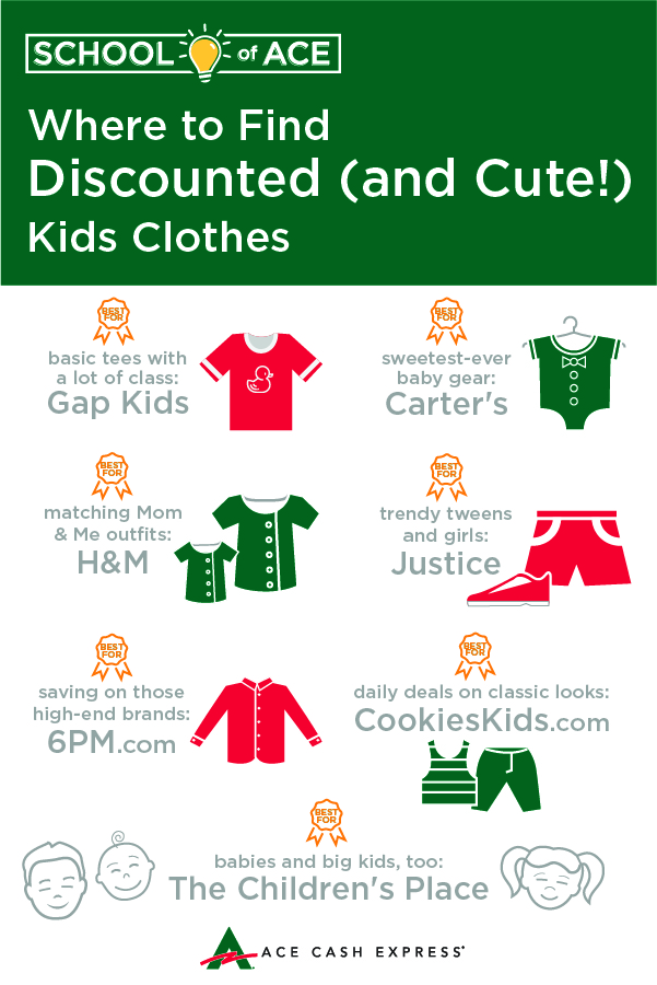 where to find discounted and cut baby clothes